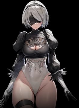 2B - NIKKE character portrait